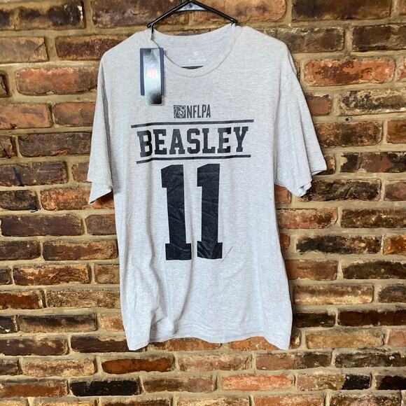 NWT Fanatics NFL NFLPA Cole Beasley 11 Buffalo Bills Gray T-Shirt Men Size Large - Picture 1 of 6